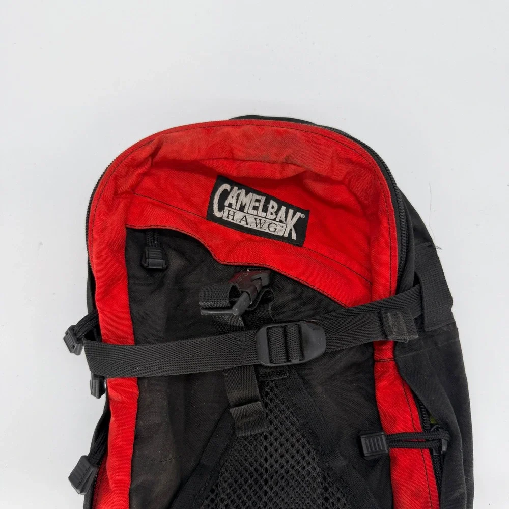CamelBak HAWG Hydration Pack Backpack Black Red Hiking Cycling Outdoor Bag